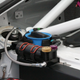 Rear suspension components.
